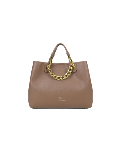 Braccialini Beth Jewels Large Handbag, brown