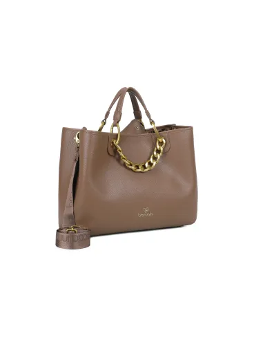 Borsa donna con accessorio in catena...