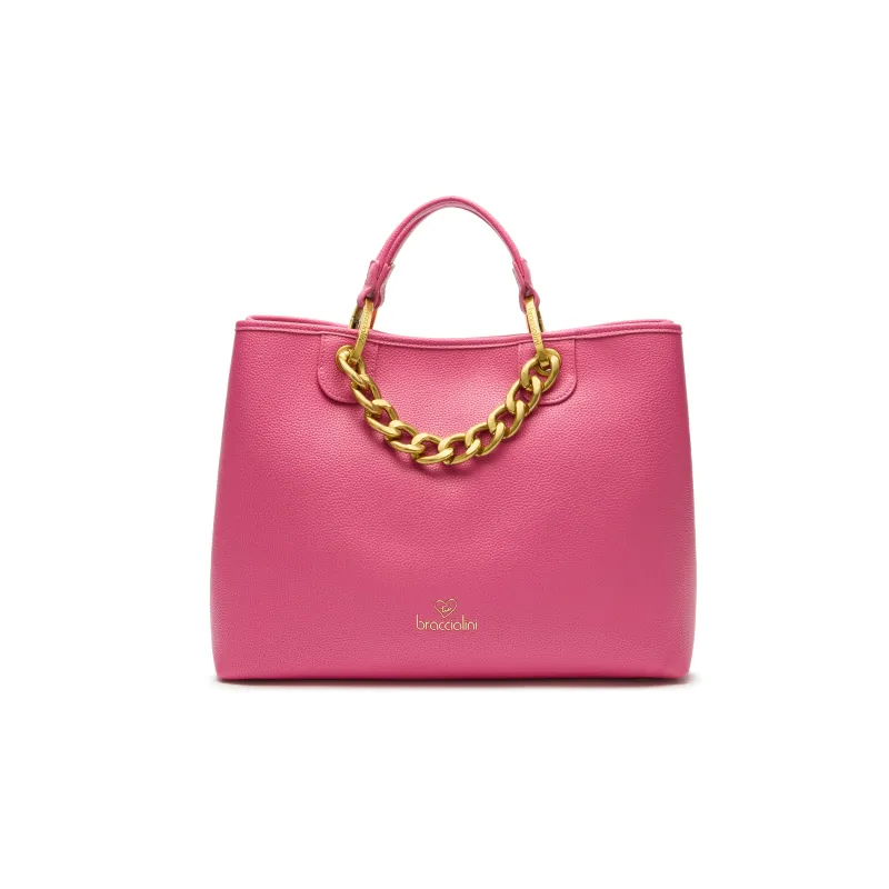 Borsa donna con accessorio in catena Bracciali Beth...