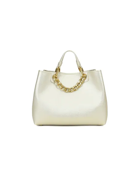 Braccialini Beth Jewels Large Handbag, light gold