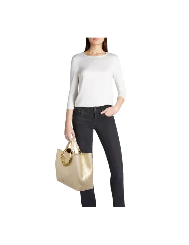 Borsa donna con accessorio in catena...