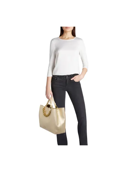 Braccialini Beth Jewels Handtasche groß, helles Gold