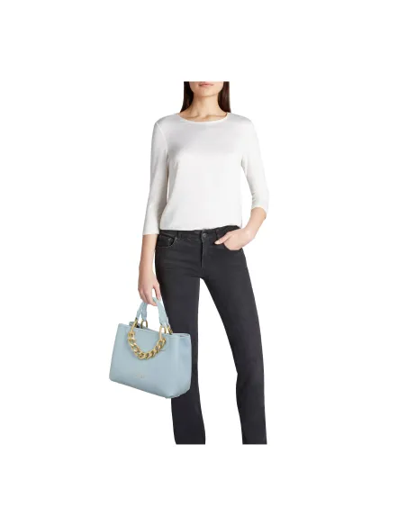 Braccialini Beth Jewels small Handbag, light blue