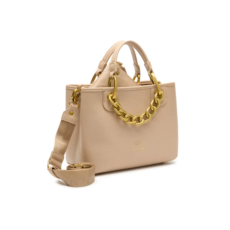 Borsa media con accesorio in catena Braccialini Beth... 2