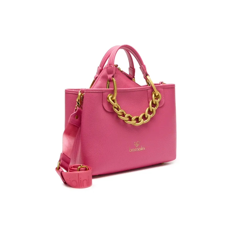 Braccialini Beth Jewels small Handbag, Fuchsia 2