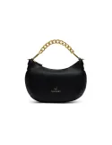 Braccialini Beth Jewels Hobo-Tasche, Eleganz & Gold-Detail, schwarz