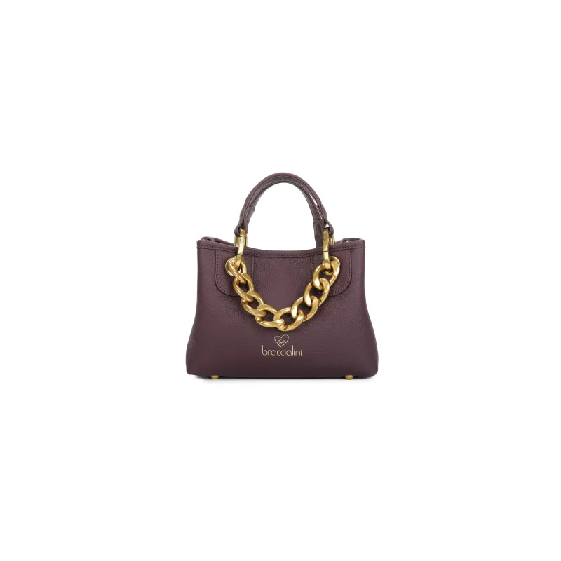 Borsa mini Braccialini Beth Jewels, bordeaux
