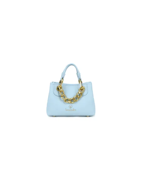 Borsa mini Braccialini Beth Jewels, celeste