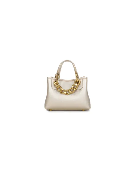 Borsa mini Braccialini Beth Jewels, platino