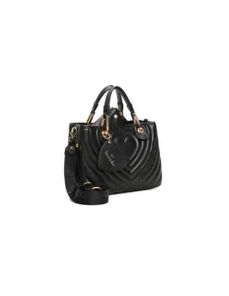 Braccialini Beth Matelassé Medium Handbag, black