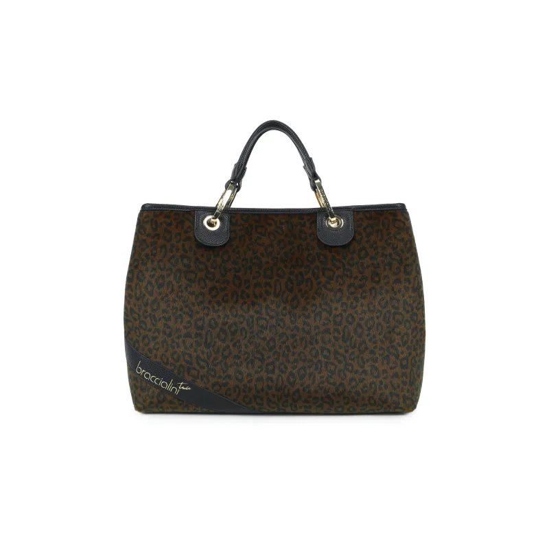 Braccialini Beth Animalier Large Handbag