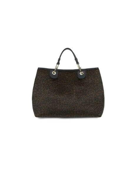 Borsa a mano Braccialini Beth Animalier, leopard