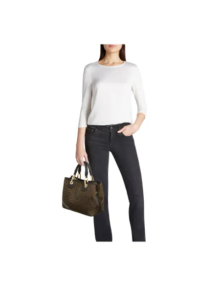 Braccialini Beth Animalier Medium Handbag