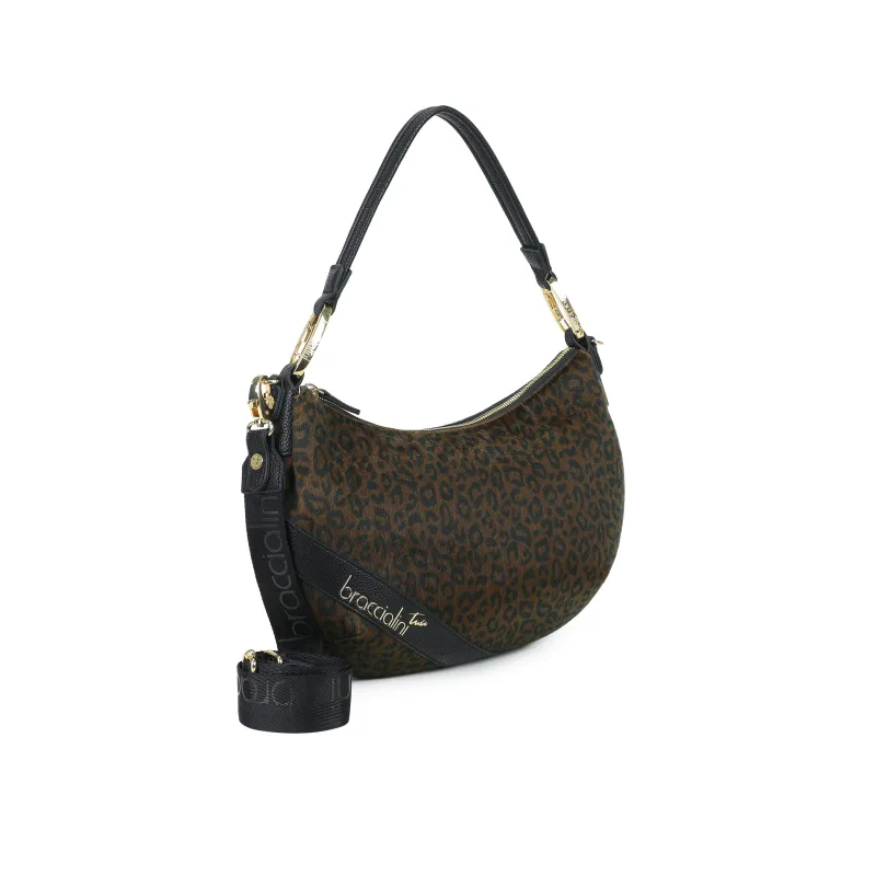 Borsa a spalla Beth Animalier, leopard 2
