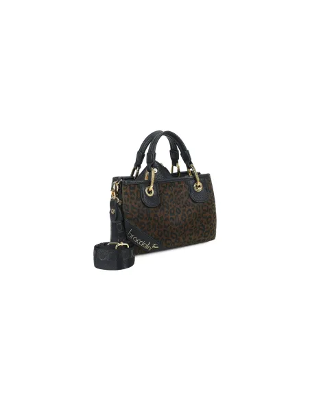 Borsa a mano piccola Beth animalier, leopard