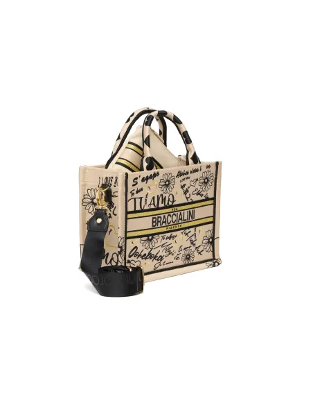 Braccialini Queen Handtasche, Romantische Stickerei & Eleganz, love
