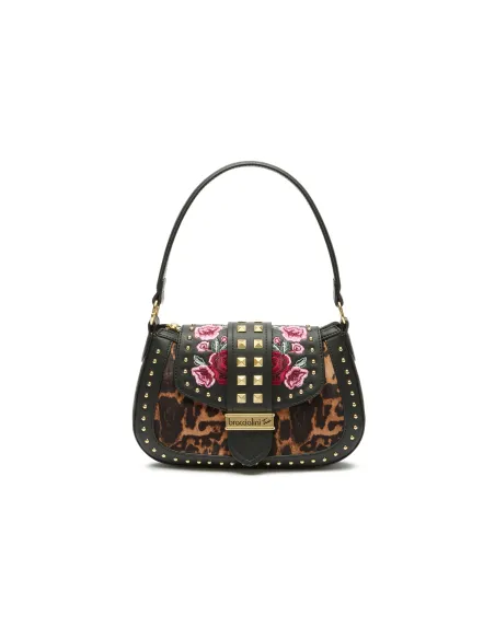 Braccialini Rock Schultertasche, Nieten & Femininer Glamour