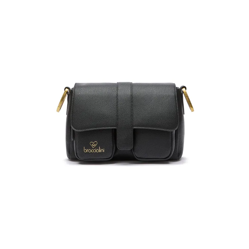 Borsa donna a spalla Jinny Jewels, nera