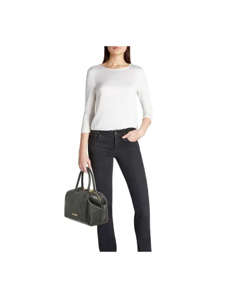 Borsa a bauletto Braccialini Sara, nera