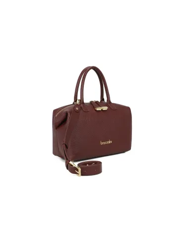 Braccialini Sara Leather Bowler Bag,...