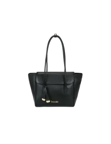 Shopping in pelle Braccialini Sara, nera