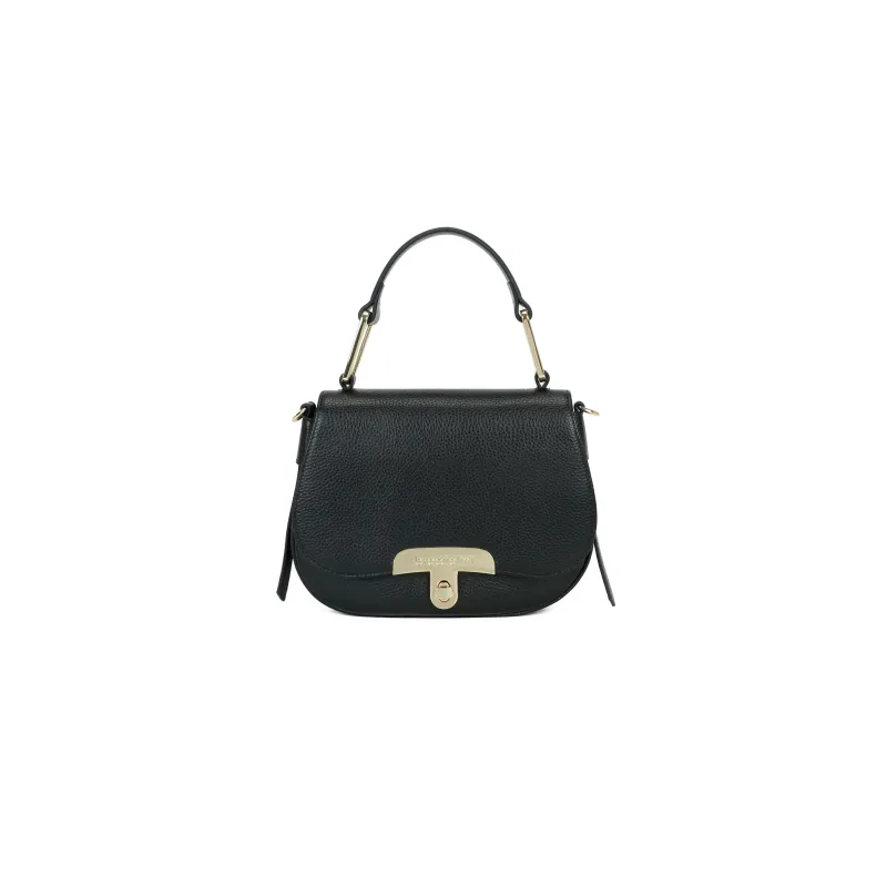 Braccialini Michelle Leather Handbag, Gold Clasp &...