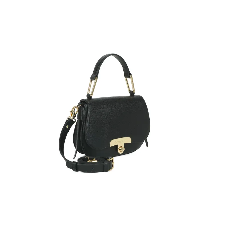 Braccialini Michelle Leather Handbag, Gold Clasp &... 2
