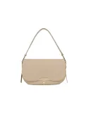 Borsa a spalla in pelle Braccialini Michelle, beige