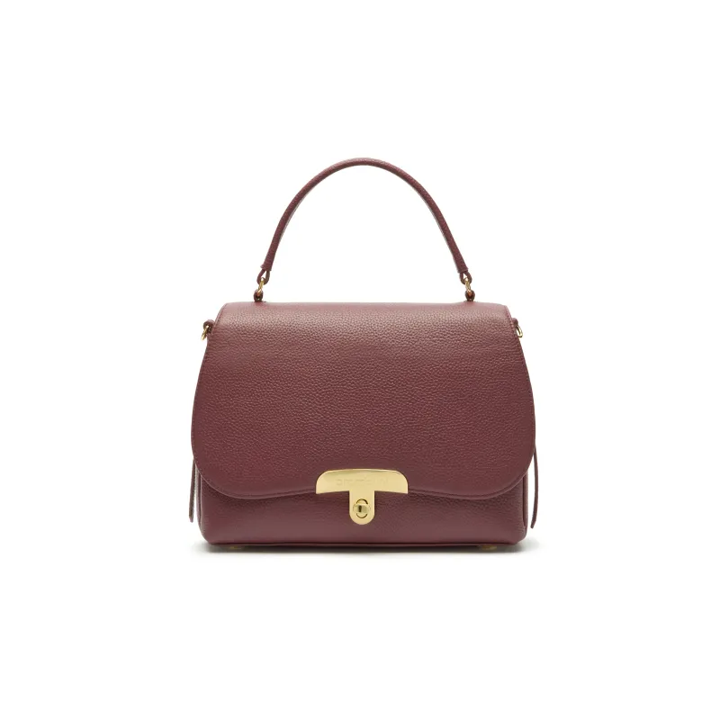 Braccialini Michelle Handtasche, Leder & Goldverschluss,...