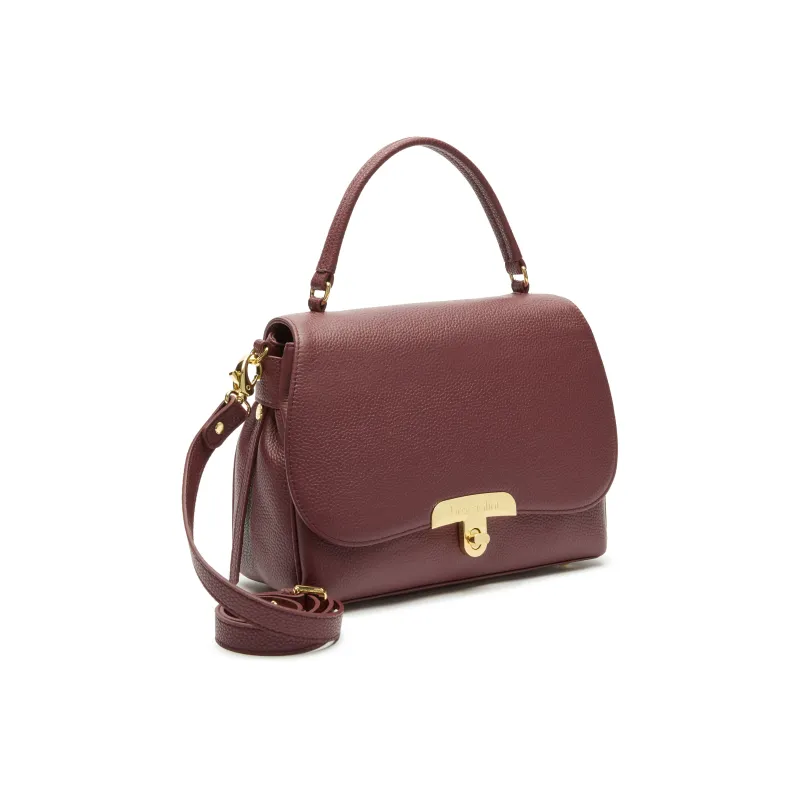 Braccialini Michelle Handtasche, Leder & Goldverschluss,... 2