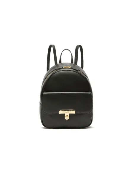 Braccialini Michelle Rucksack, Elegantes Leder, schwarz