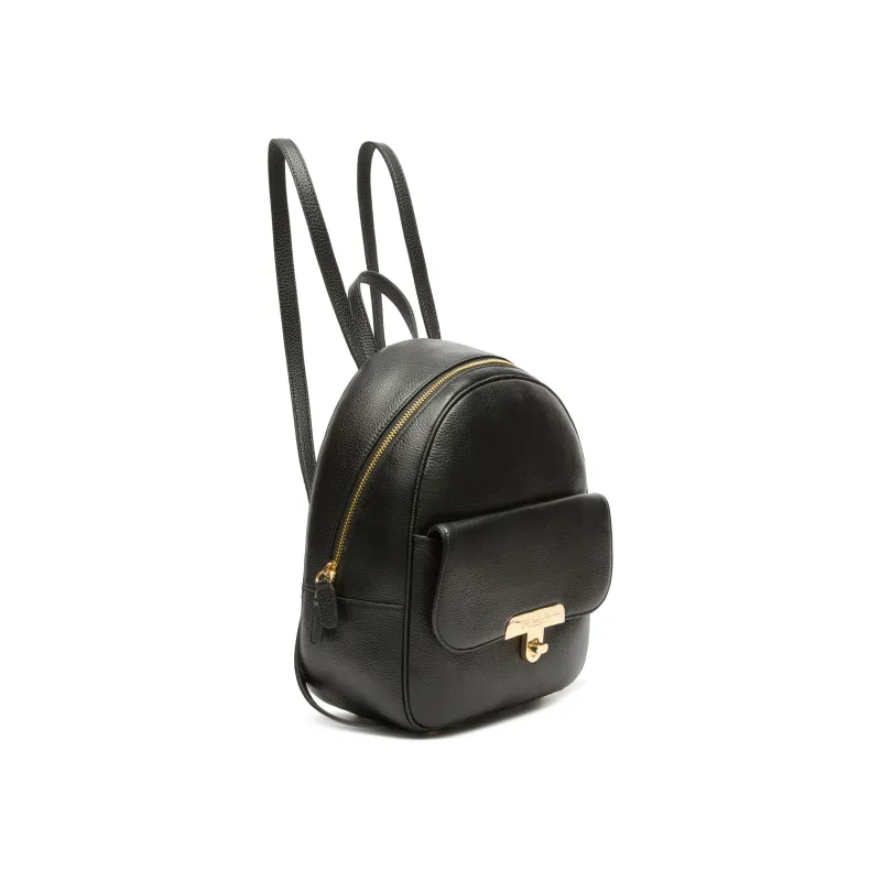 Zaino donna in pelle Braccialini Michelle, nero 2