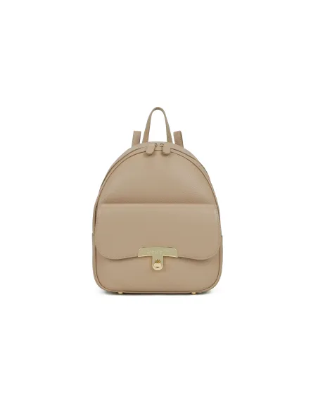 Braccialini Michelle Leather Backpack, taupe