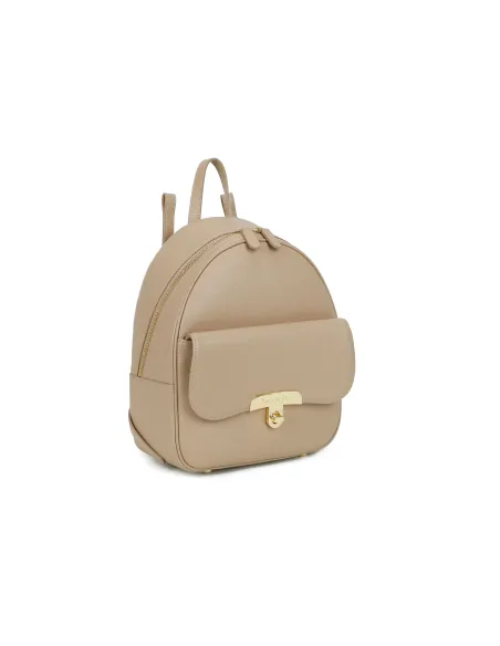 Braccialini Michelle Leather Backpack, taupe