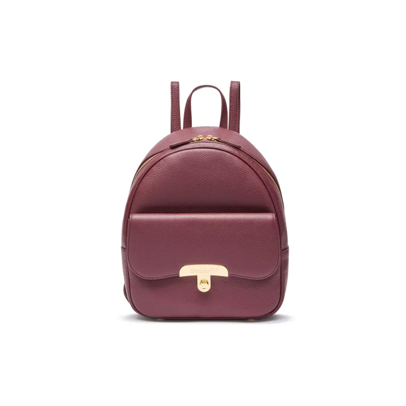 Braccialini Michelle Leather Backpack, bordeaux