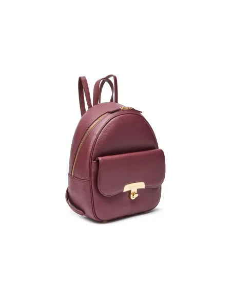 Zaino donna in pelle Braccialini Michelle, bordeaux