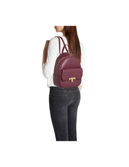 Braccialini Michelle Leather Backpack, bordeaux