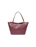 Braccialini Ariel Shopper Tasche aus Leder, bordeaux