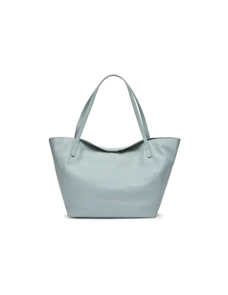 Braccialini Ariel Shopping Bag in soft leather, light blue