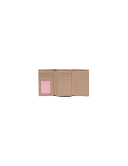 Braccialini Basic Medium leather Wallet continental, taupe