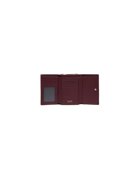 Braccialini Basic Medium leather Wallet continental, bordeaux