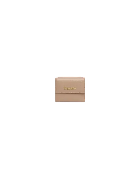 Basic Small leather Wallet Braccialini, taupe