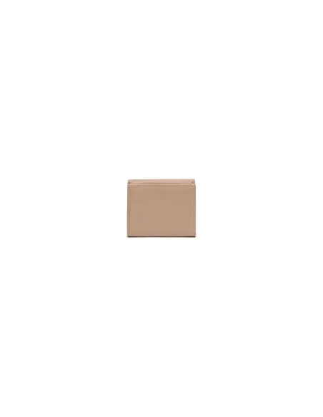 Basic Small leather Wallet Braccialini, taupe