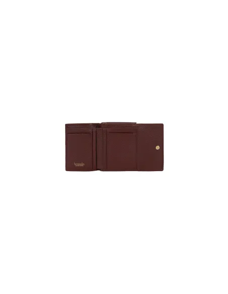 Basic Small leather Wallet Braccialini, bordeaux