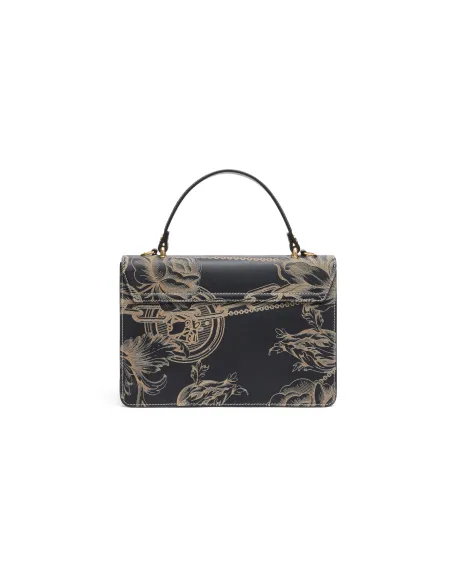 Penelope leather handbag Braccialini floral