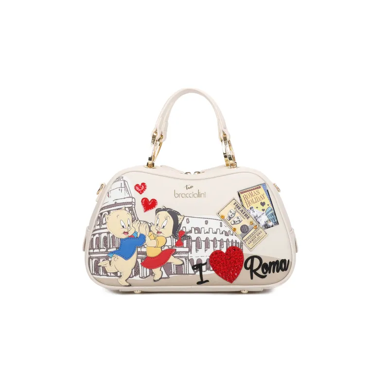 Braccialini Looney Tunes Tasche Rom Porky Petunia