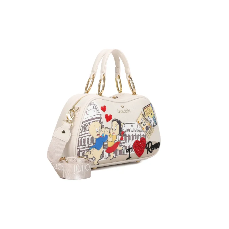 Braccialini Looney Tunes Tasche Rom Porky Petunia 2