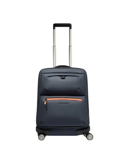 Piquadro C2OW, carry-on trolley, blue
