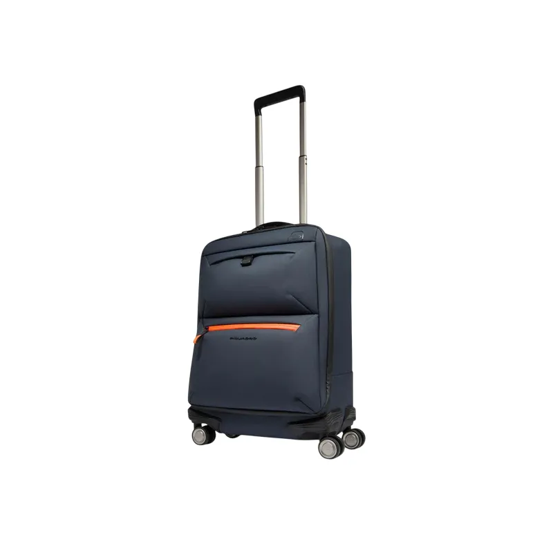 Piquadro C2OW, carry-on trolley, blue 2