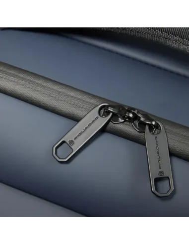 Piquadro C2OW, carry-on trolley, blue